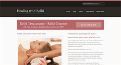 Desktop Screenshot of healing-with-reiki.com.au